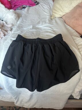 lululemon athletica Women's Black Running Shorts